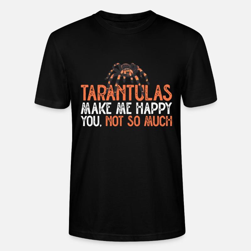 Tarantel - Stanley/Stella Unisex Bio-T-Shirt CRAFTER - Schwarz