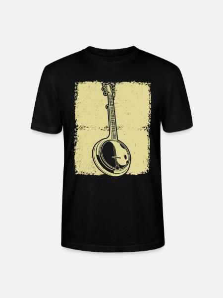 Banjo Banjo player Banjoist - Stanley/Stella CRAFTER Unisex Organic T-Shirt - black