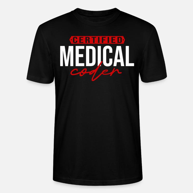 Codeur médical Programmeur médical - T-shirt bio CRAFTER Stanley Stella Unisexe - noir