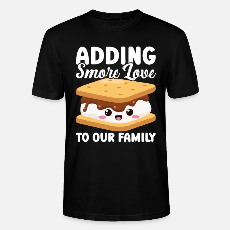 Marshmallow S'more - Stanley/Stella Unisex Bio-T-Shirt CRAFTER - Schwarz