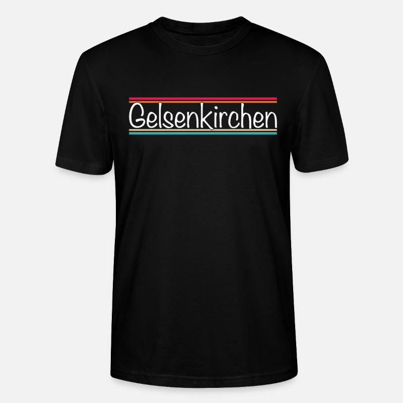 Gelsenkirchen - Stanley/Stella Unisex Bio-T-Shirt CRAFTER - Schwarz