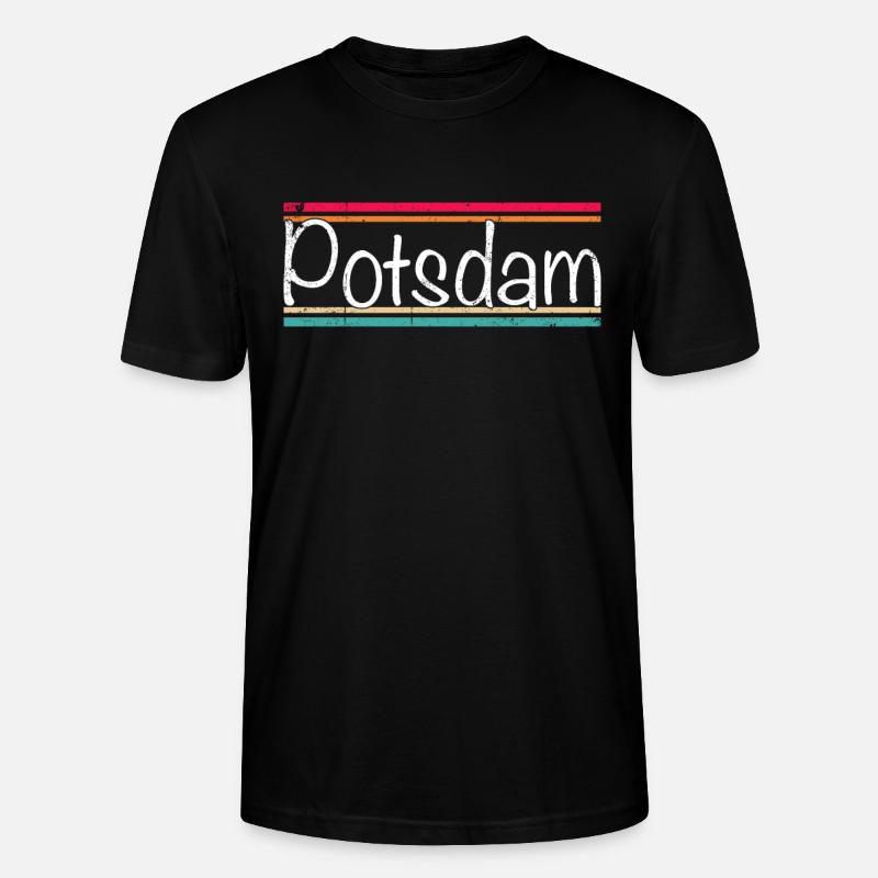 Potsdam - Stanley/Stella Unisex Bio-T-Shirt CRAFTER - Schwarz