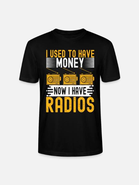 Ham Radio Ham Funker - Stanley/Stella Unisex Bio-T-Shirt CRAFTER - Schwarz