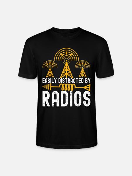 Ham Radio Ham Funker - Stanley/Stella Unisex Bio-T-Shirt CRAFTER - Schwarz