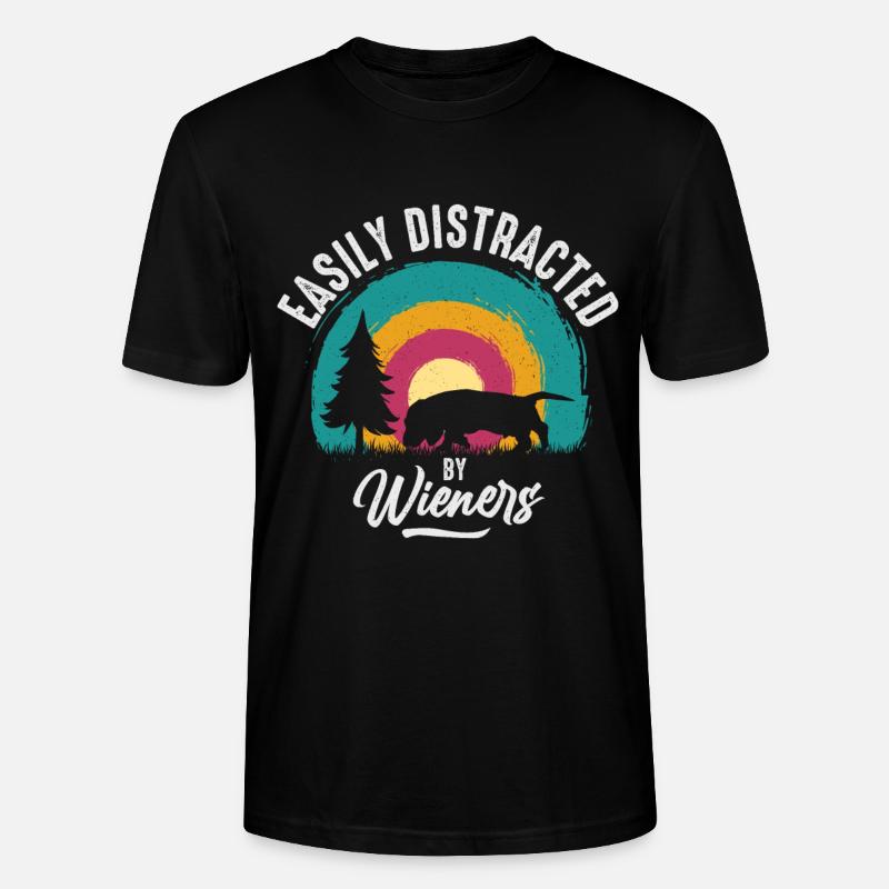 Saucisses facilement déviables - T-shirt bio CRAFTER Stanley Stella Unisexe - noir