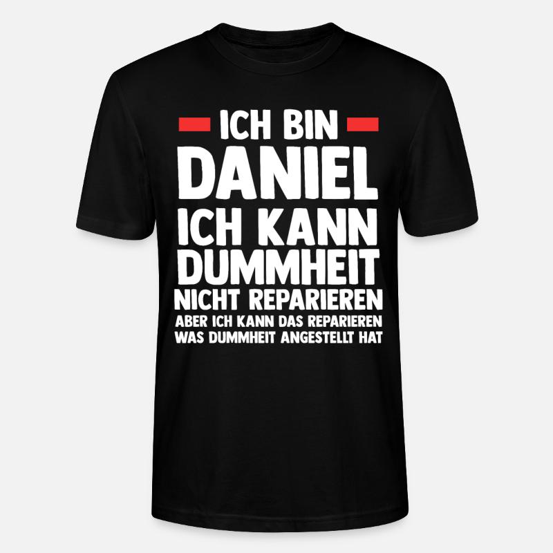 Daniel - Stanley/Stella Unisex Bio-T-Shirt CRAFTER - Schwarz