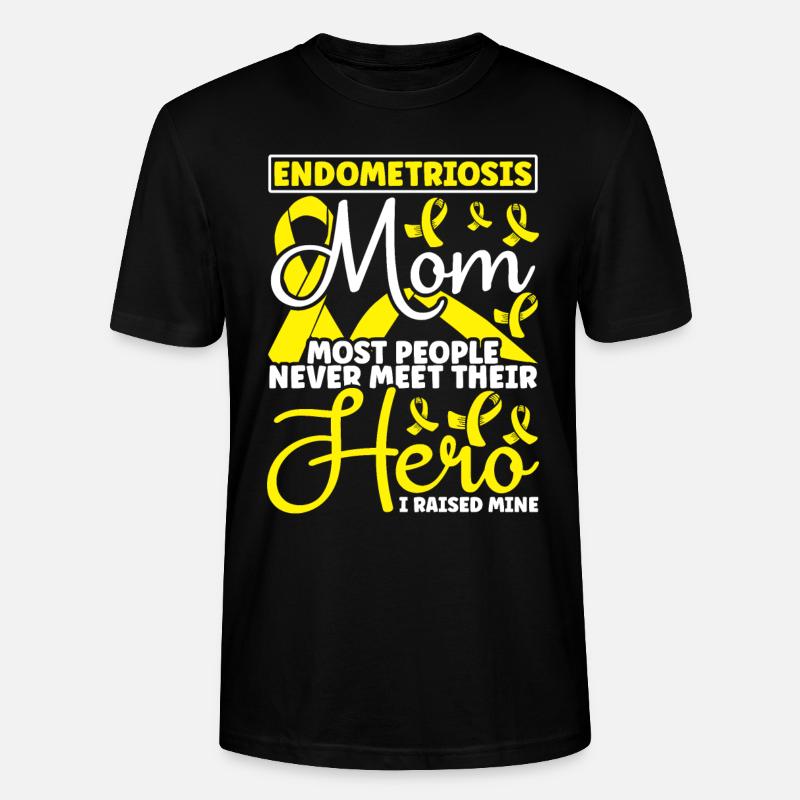 Endometriose - Stanley/Stella Unisex Bio-T-Shirt CRAFTER - Schwarz