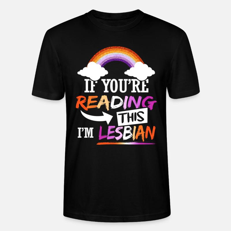 Ich bin lesbisch - Stanley/Stella Unisex Bio-T-Shirt CRAFTER - Schwarz