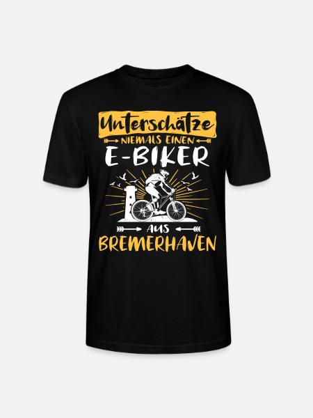Bremerhaven Ebike Bremerhavener Ebiker - Stanley/Stella Unisex Bio-T-Shirt CRAFTER - Schwarz