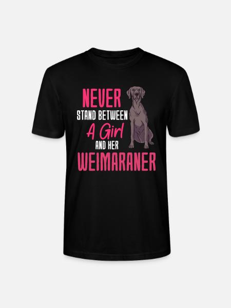 Weimaraner - Stanley/Stella CRAFTER Unisex Organic T-Shirt - black
