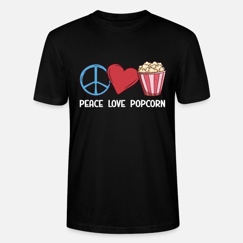 Pop-corn - T-shirt bio CRAFTER Stanley Stella Unisexe - noir