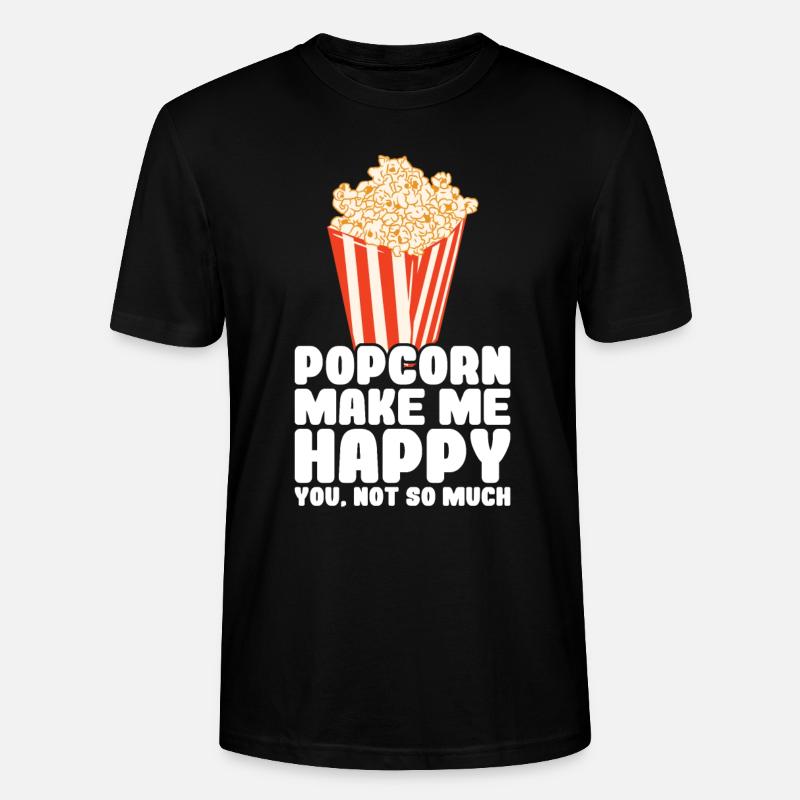 Pop-corn - T-shirt bio CRAFTER Stanley Stella Unisexe - noir
