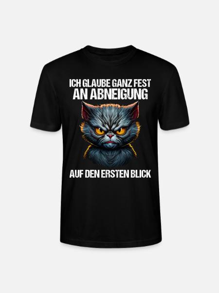 Katze Kätzchen Katzenhalter Katzen Sarkasmus - Stanley/Stella Unisex Bio-T-Shirt CRAFTER - Schwarz
