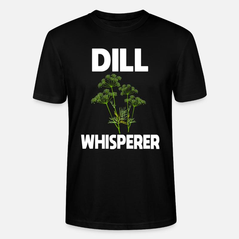 Dill Flüsterer - Stanley/Stella Unisex Bio-T-Shirt CRAFTER - Schwarz