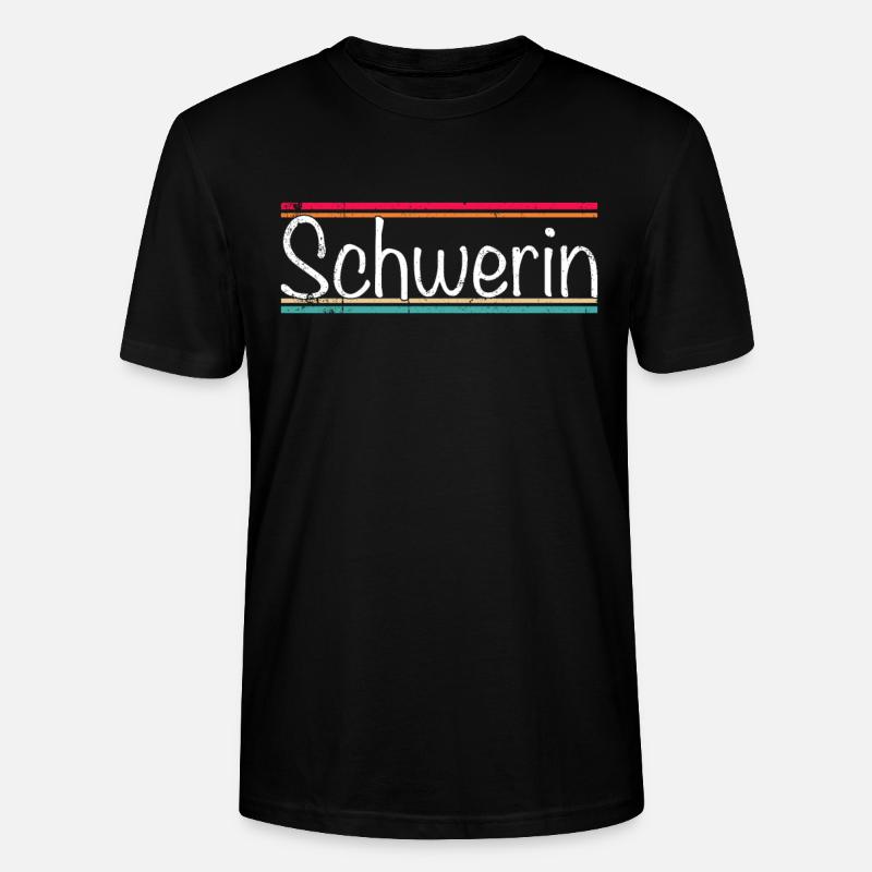 Schwerin - Stanley/Stella Unisex Bio-T-Shirt CRAFTER - Schwarz