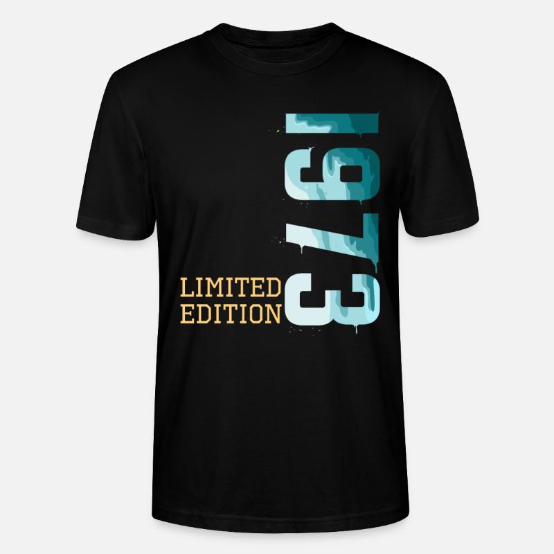 Millésime 1973 Edition Limitée - T-shirt bio CRAFTER Stanley Stella Unisexe - noir
