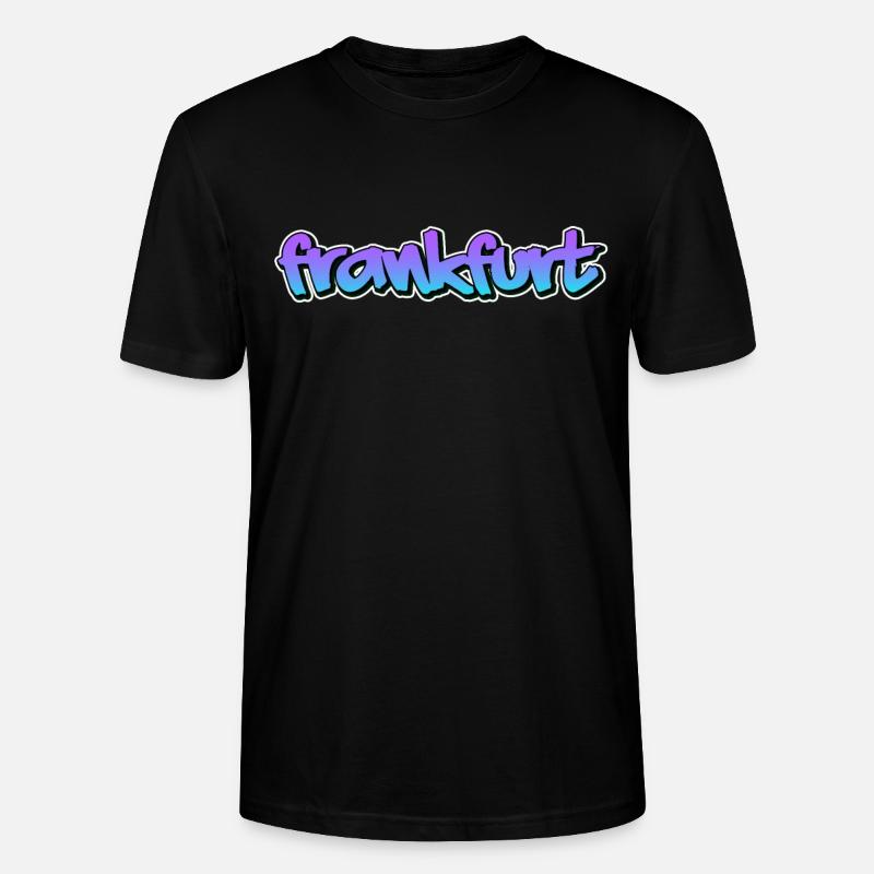 Frankfurt - Stanley/Stella Unisex Bio-T-Shirt CRAFTER - Schwarz