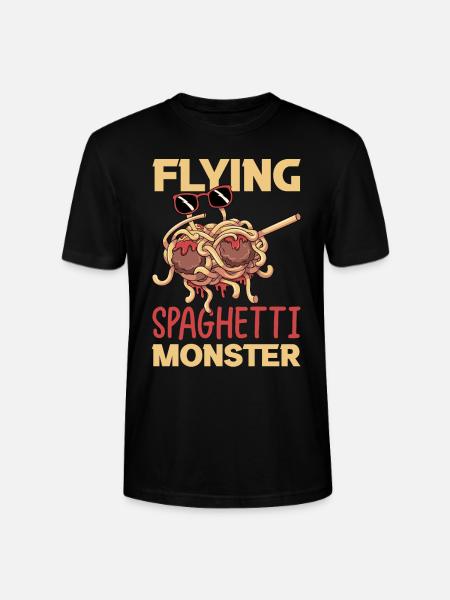 Dab Flying Spaghetti Monster - Stanley/Stella CRAFTER Unisex Organic T-Shirt - black