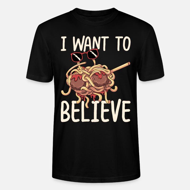 Dab Flying Spaghetti Monster - T-shirt bio CRAFTER Stanley Stella Unisexe - noir