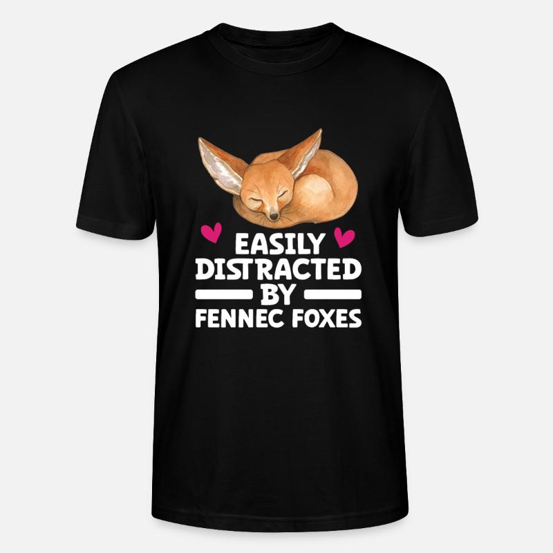 Fennec Fox - Stanley/Stella Unisex Bio-T-Shirt CRAFTER - Schwarz