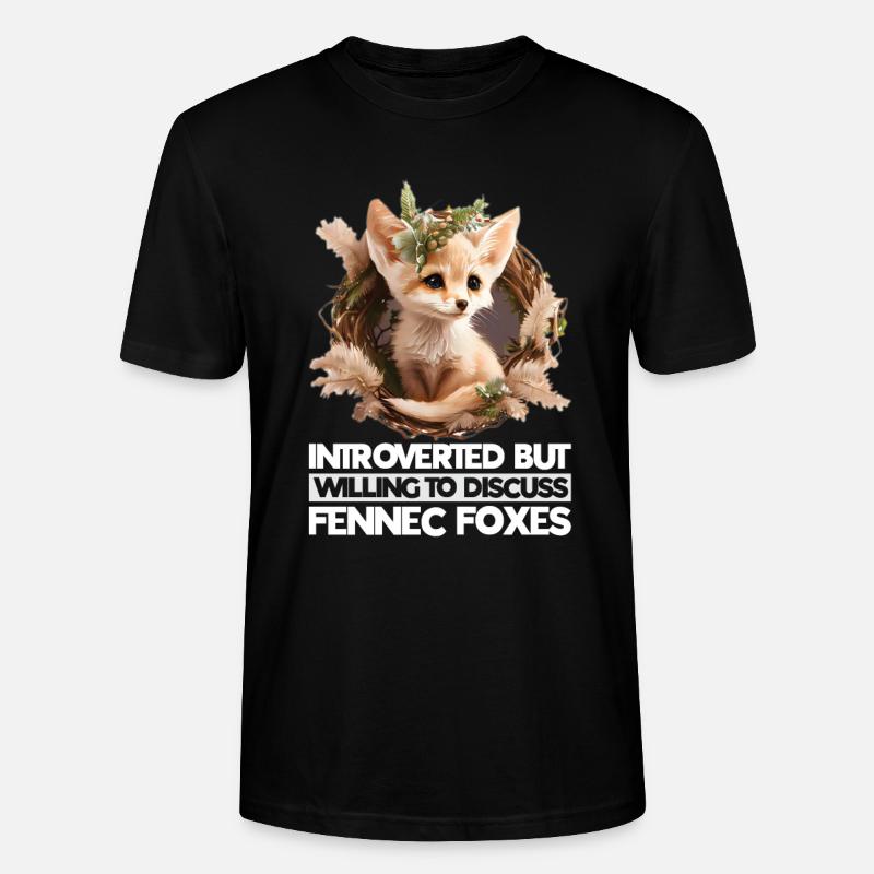 Fennec Fox - Stanley/Stella Unisex Bio-T-Shirt CRAFTER - Schwarz