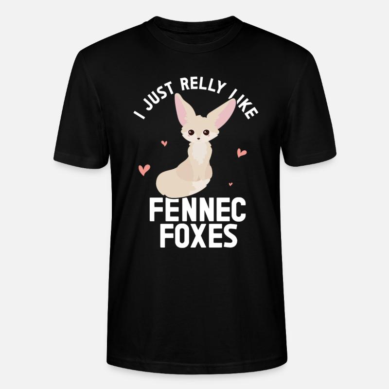 Fennec Fox - Stanley/Stella Unisex Bio-T-Shirt CRAFTER - Schwarz