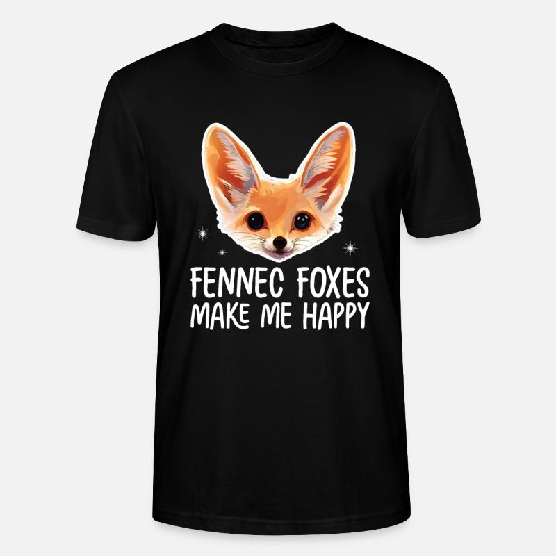 Fennec Fox - Stanley/Stella Unisex Bio-T-Shirt CRAFTER - Schwarz