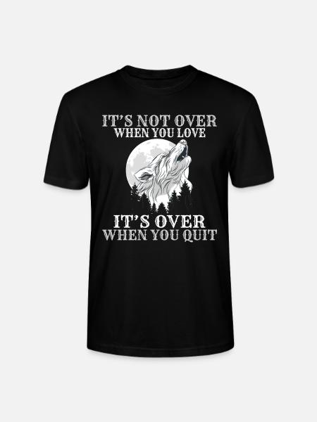 Wolf Gifts Wolf Lover - Stanley/Stella CRAFTER Unisex Organic T-Shirt - black