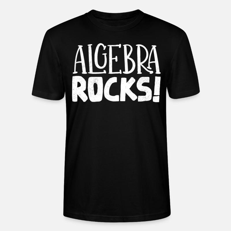 Algèbre, Analyse, Science, Mathématiques - T-shirt bio CRAFTER Stanley Stella Unisexe - noir