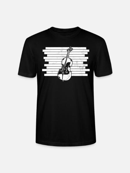 Cello Cellospieler Cellist - Stanley/Stella Unisex Bio-T-Shirt CRAFTER - Schwarz