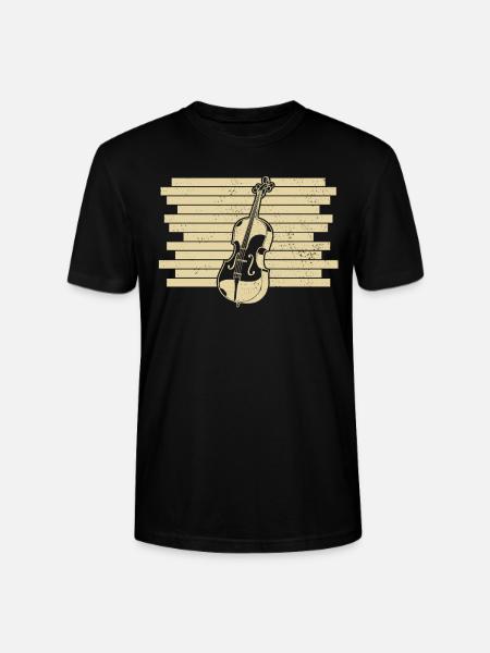 Cello Cellospieler Cellist - Stanley/Stella Unisex Bio-T-Shirt CRAFTER - Schwarz