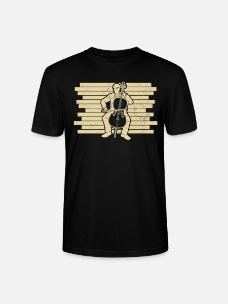 Cello Cellospieler Cellist - Stanley/Stella Unisex Bio-T-Shirt CRAFTER - Schwarz