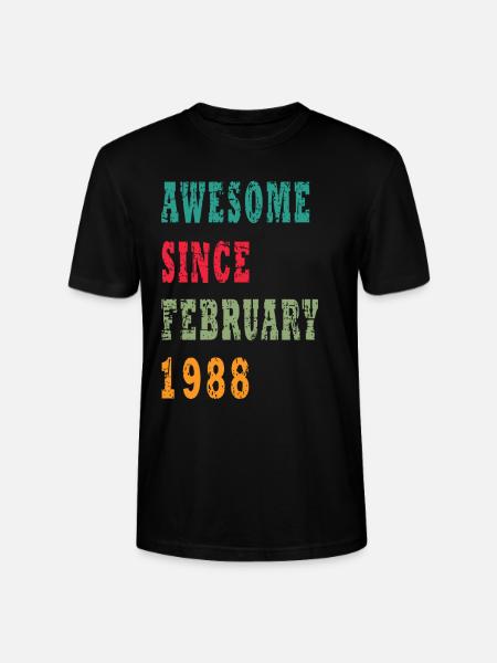 35 Jahre alt, Geburtsspruch - Stanley/Stella Unisex Bio-T-Shirt CRAFTER - Schwarz