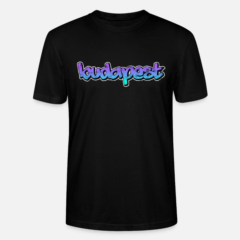 Budapest - Stanley/Stella Unisex Bio-T-Shirt CRAFTER - Schwarz