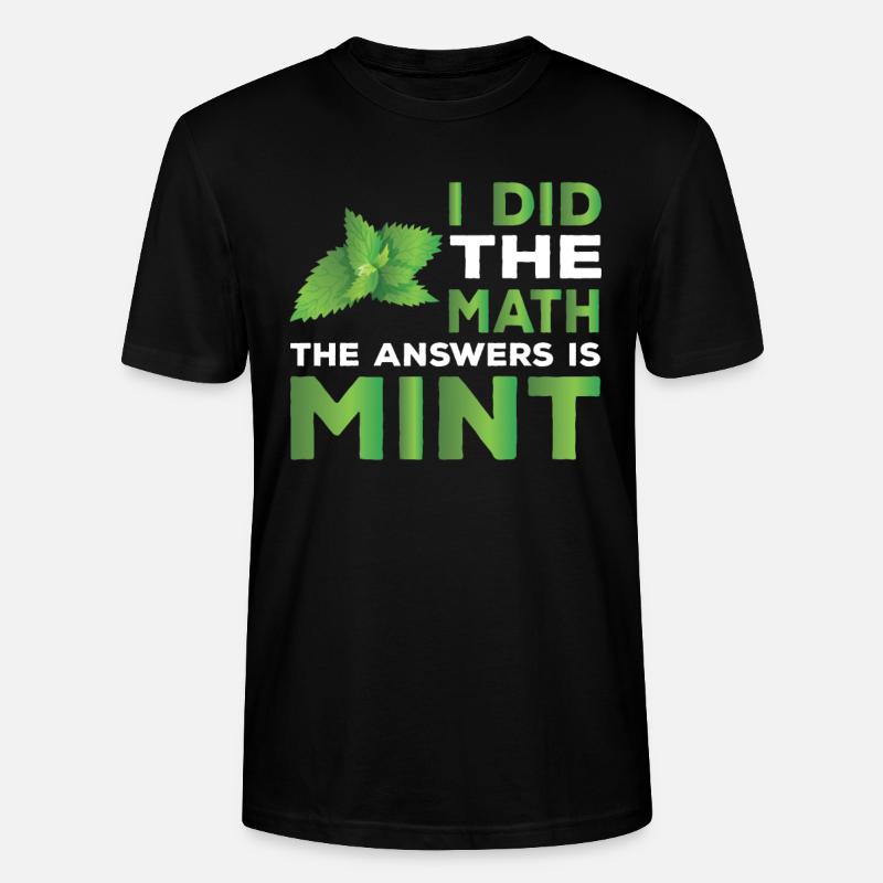 Mint-witz-geschenk - Stanley/Stella Unisex Bio-T-Shirt CRAFTER - Schwarz