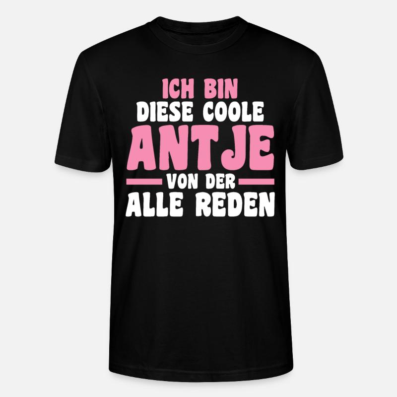 Antje - Stanley/Stella Unisex Bio-T-Shirt CRAFTER - Schwarz