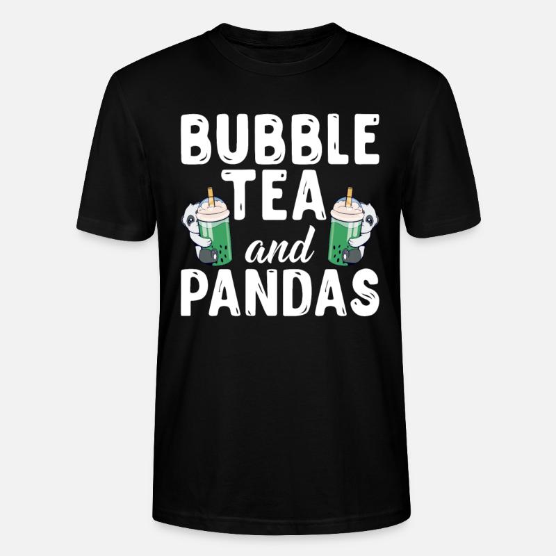 Panda Cadeaux Panda Lover - T-shirt bio CRAFTER Stanley Stella Unisexe - noir