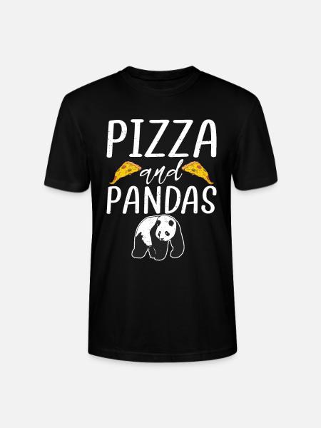 Panda Gifts Panda Lover - Stanley/Stella CRAFTER Unisex Organic T-Shirt - black