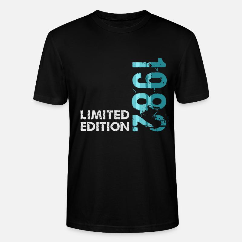 1982 Édition limitée - T-shirt bio CRAFTER Stanley Stella Unisexe - noir