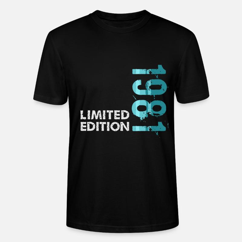 1981 Édition limitée - T-shirt bio CRAFTER Stanley Stella Unisexe - noir