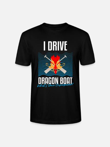 Chinesisches Bootsrennen für Drachenboot-Trainer - Stanley/Stella Unisex Bio-T-Shirt CRAFTER - Schwarz