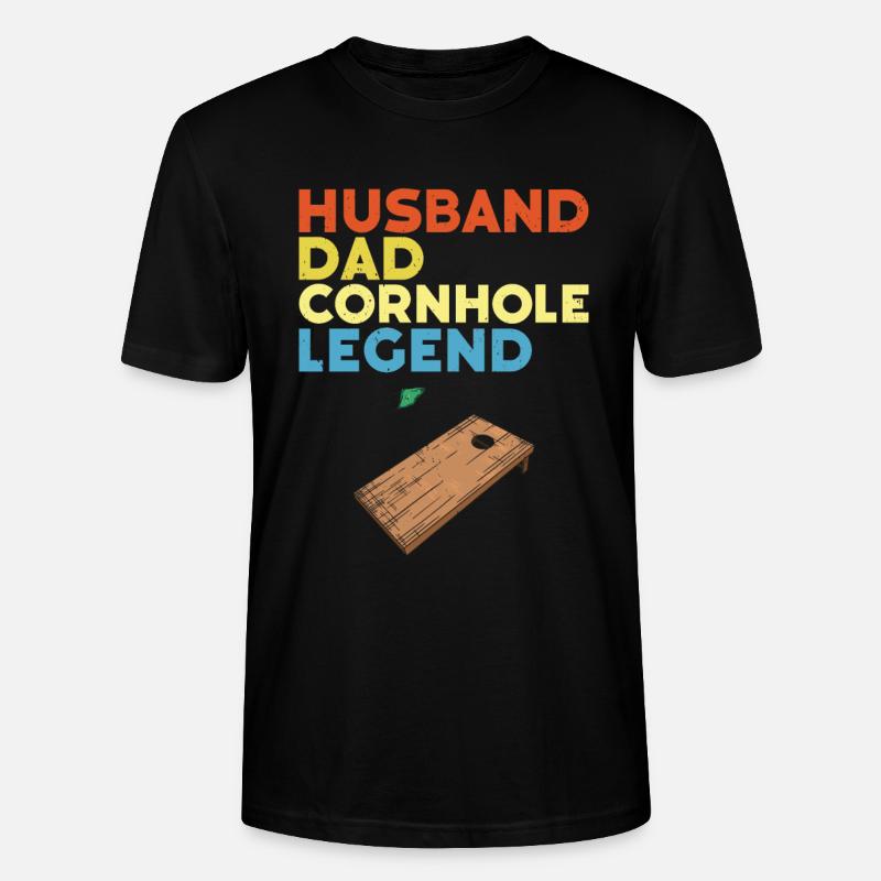 Cornhole - Stanley/Stella Unisex Bio-T-Shirt CRAFTER - Schwarz