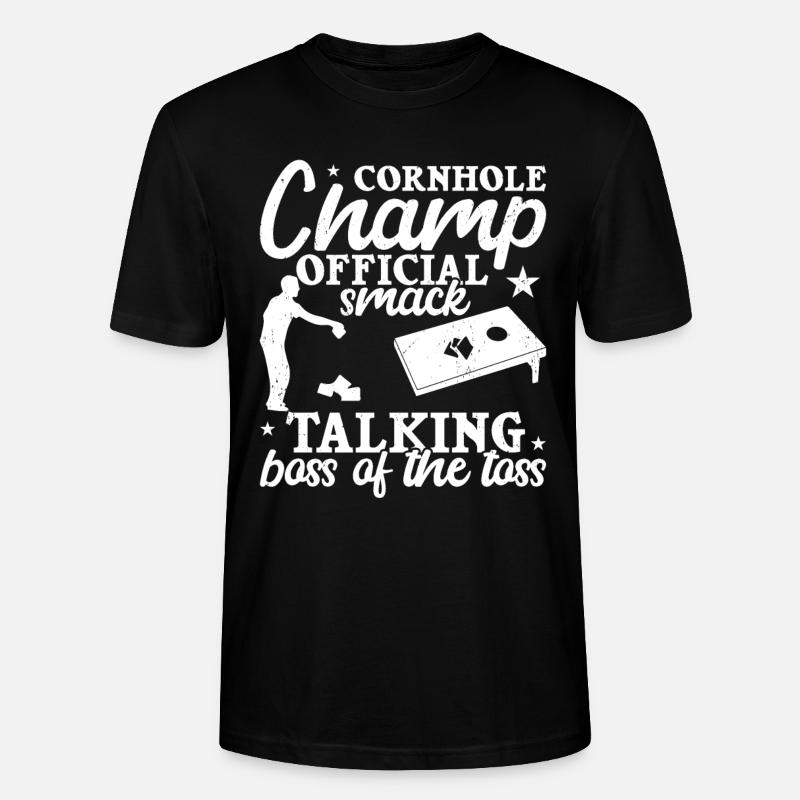 Cornhole - Stanley/Stella Unisex Bio-T-Shirt CRAFTER - Schwarz