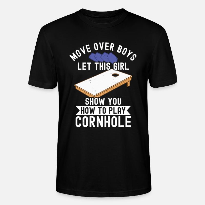 Cornhole - Stanley/Stella Unisex Bio-T-Shirt CRAFTER - Schwarz