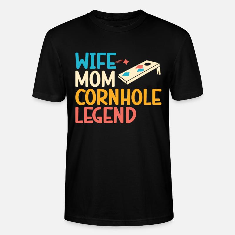 Cornhole - Stanley/Stella Unisex Bio-T-Shirt CRAFTER - Schwarz