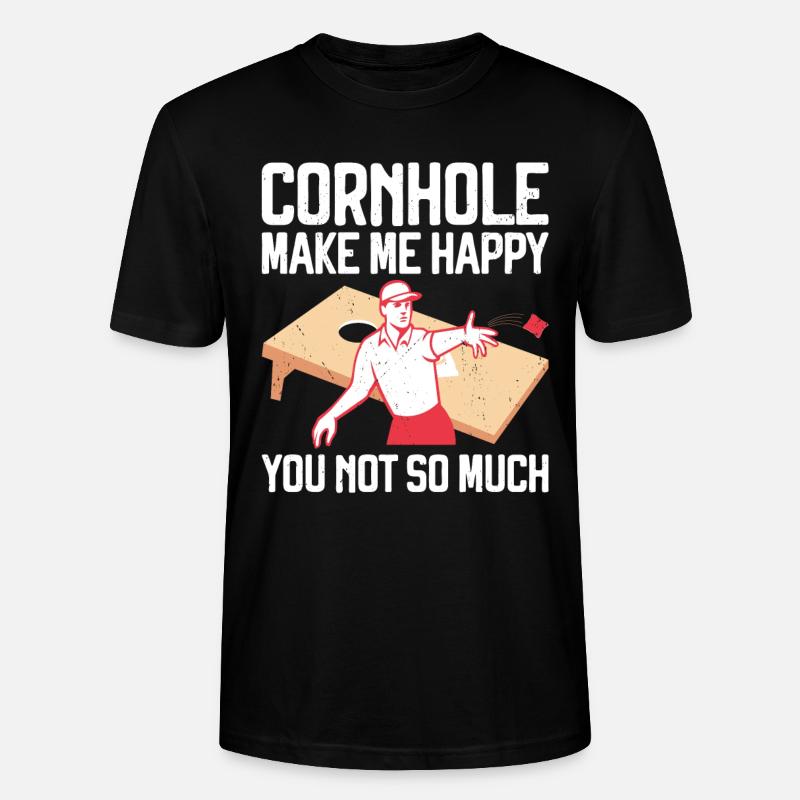 Cornhole - Stanley/Stella Unisex Bio-T-Shirt CRAFTER - Schwarz