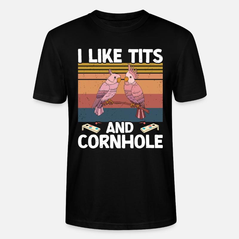 Cornhole - Stanley/Stella Unisex Bio-T-Shirt CRAFTER - Schwarz