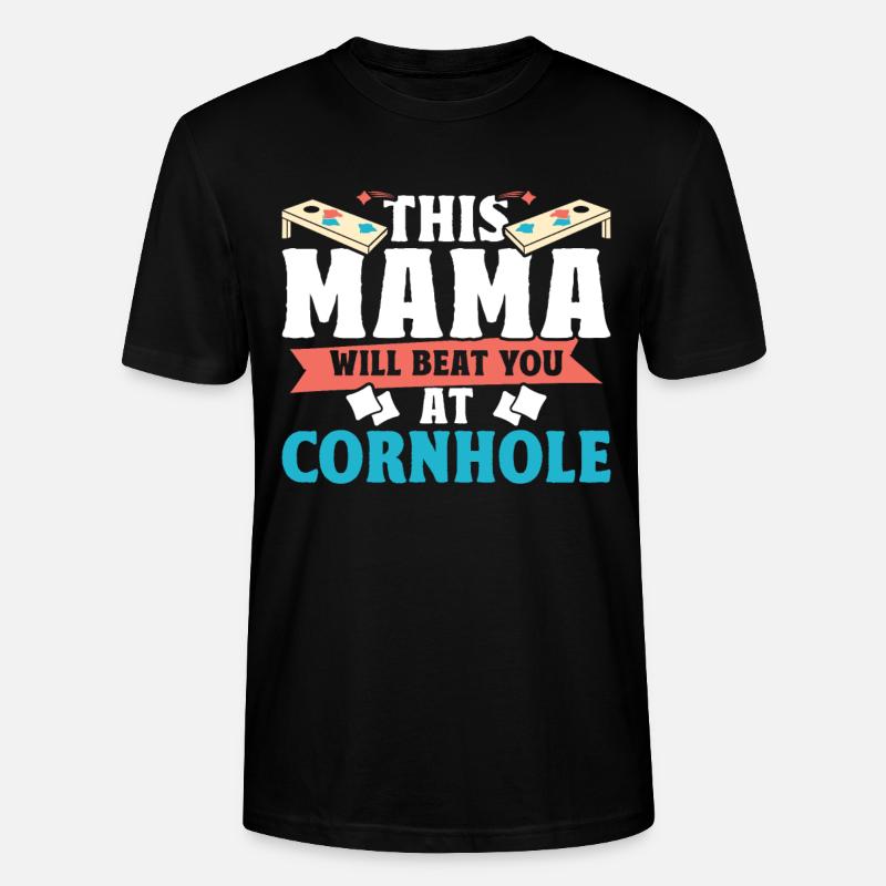 Cornhole - Stanley/Stella Unisex Bio-T-Shirt CRAFTER - Schwarz