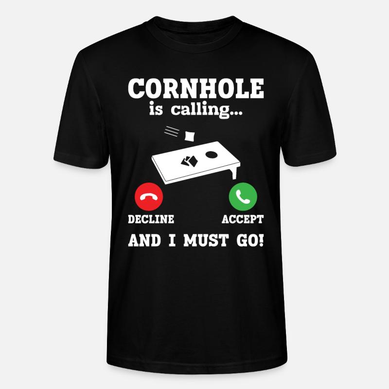 Cornhole - Stanley/Stella Unisex Bio-T-Shirt CRAFTER - Schwarz