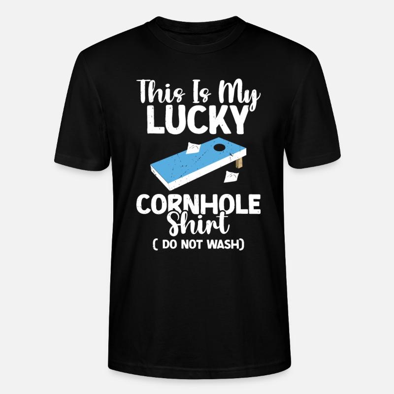 Cornhole - Stanley/Stella Unisex Bio-T-Shirt CRAFTER - Schwarz